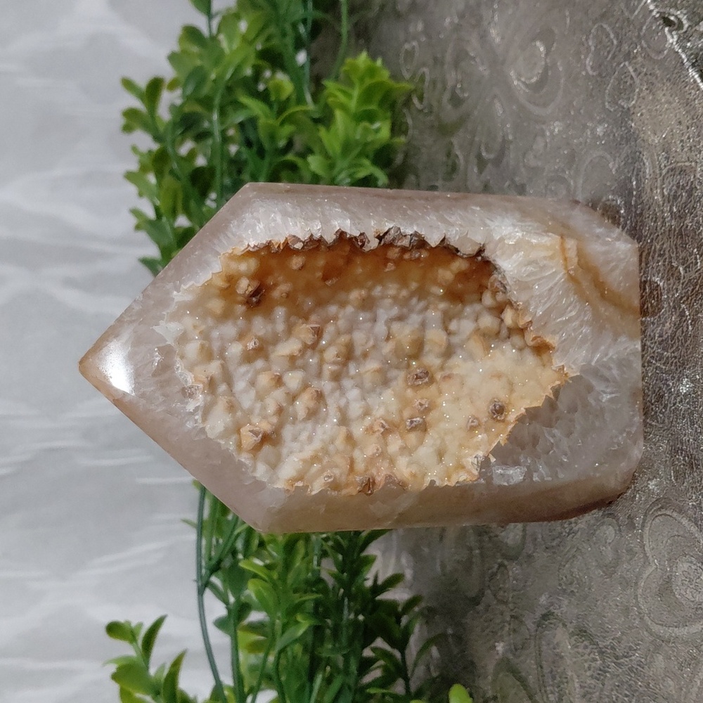 Natural Geode Crystal Home Accent